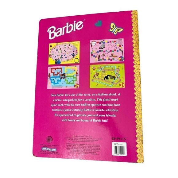 Rare Vintage Barbie Big Game Book 1997 by Golden Books - Picture 2 of 10